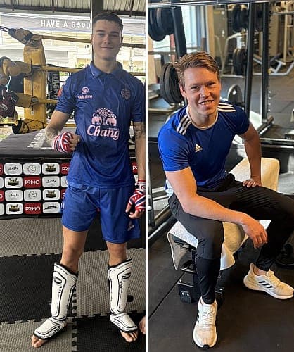 Milan Bakker (links) en Thorsten Boldewijn